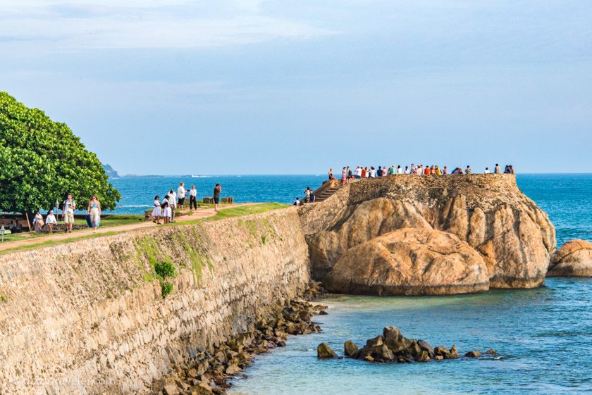 Gale Fort by the Indian Ocean