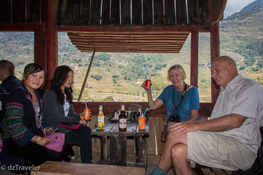 A restaurant in Cat Cat Village, Sapa