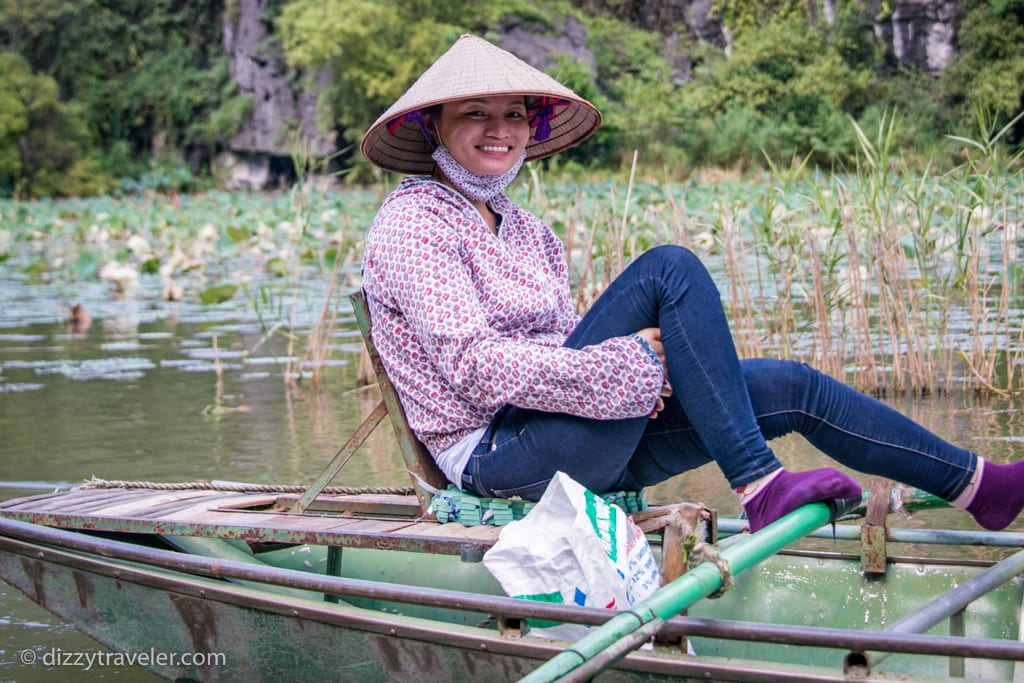Feet Rowing at Tam Coc, Ninh Binh