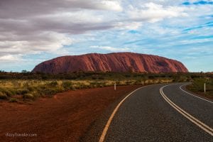 Road to Ayer Rock, Uluru, Australia