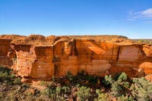 view into the Kings Canyon, Watarrka National Park, Northern Territory