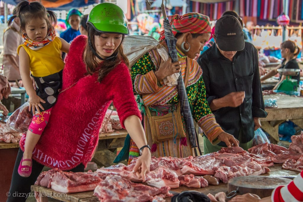 Bac Ha wet market