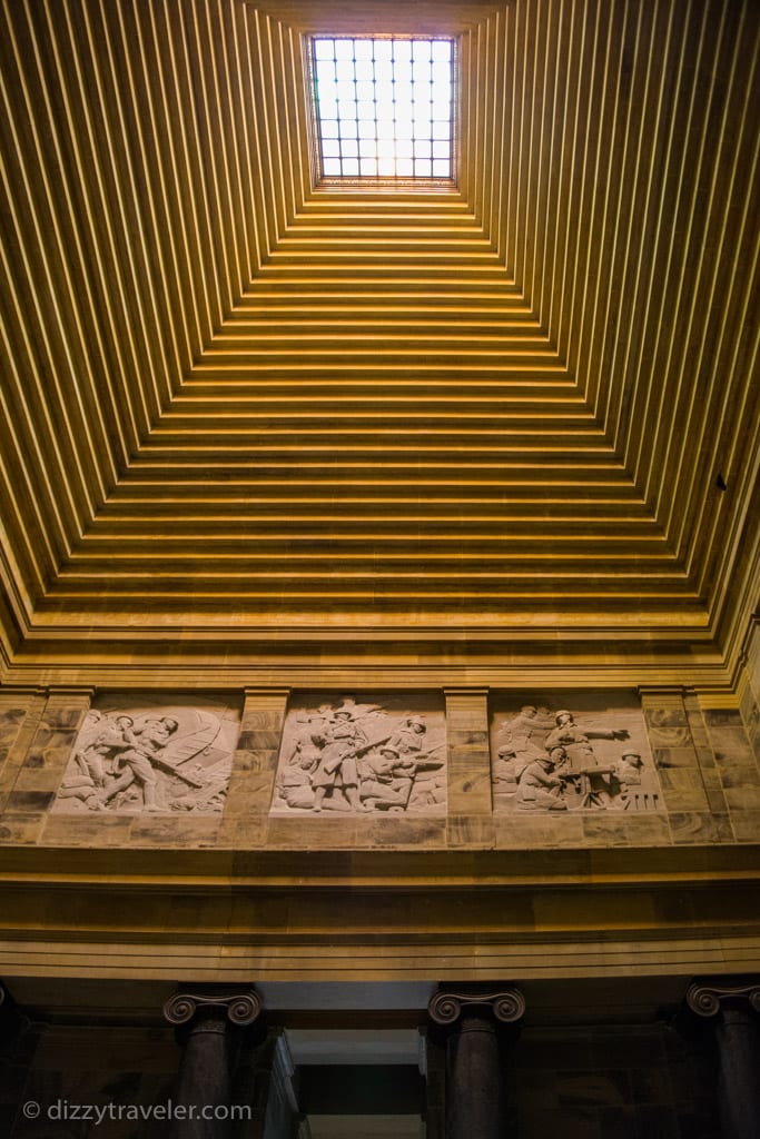 Inside the Shrine of Remembrance