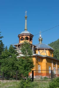 Church of Saint Nicolas in Listvyanka Village, Russia