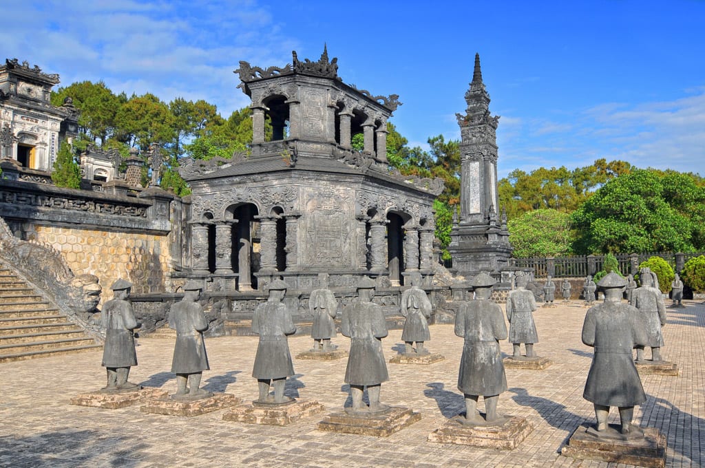 Tomb of Emperor Khai Dinh in Hue, Vietnam