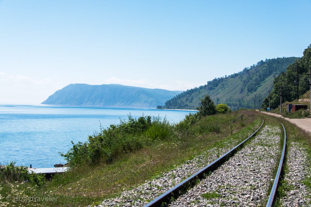 A stunning view while following the Circum-Baikal Railway track