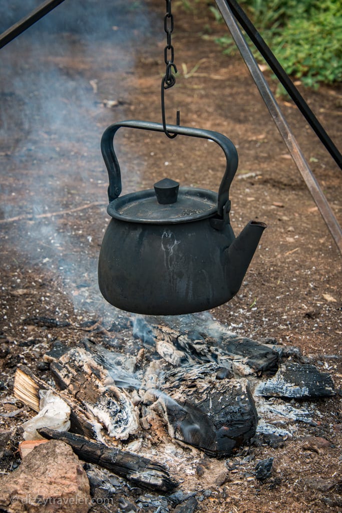 Our tea is in the pot