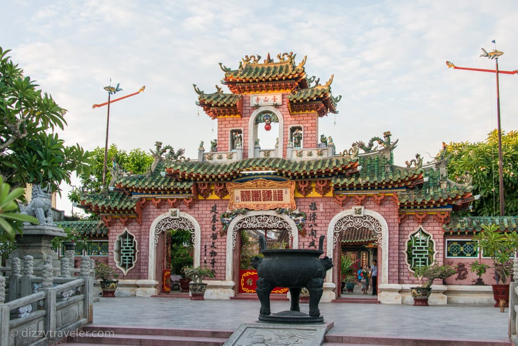 Pagoda in historical old city of Hoi an