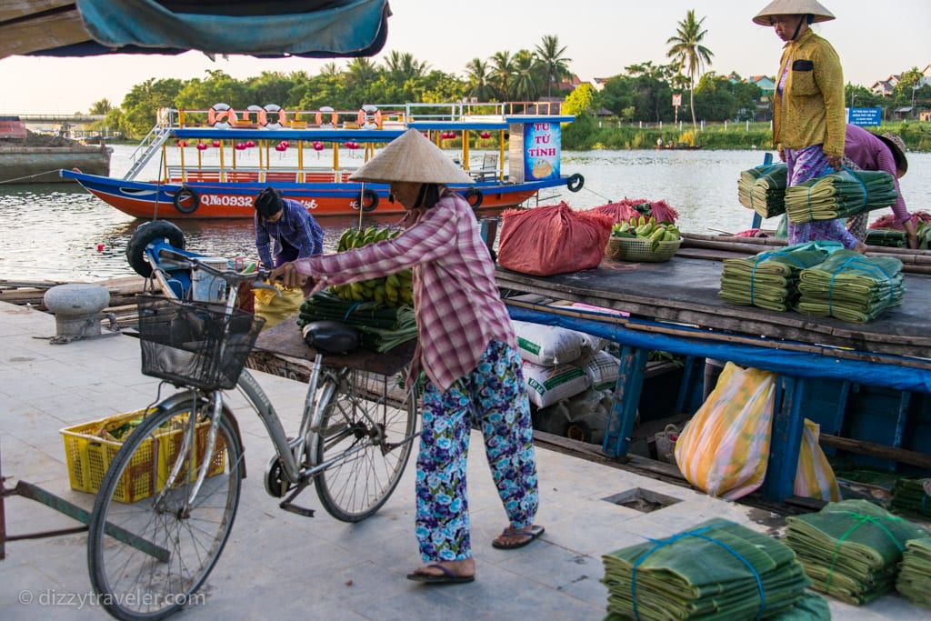 Morning activities in Hoi An, vietnam