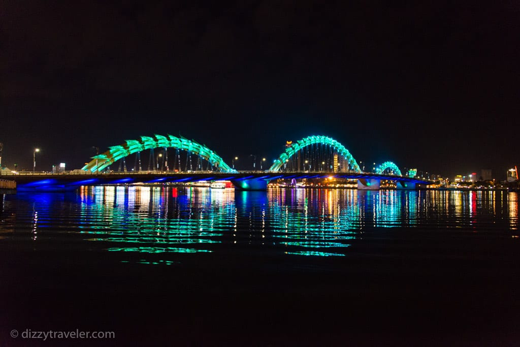 dragon bridge, da nang, vietnam