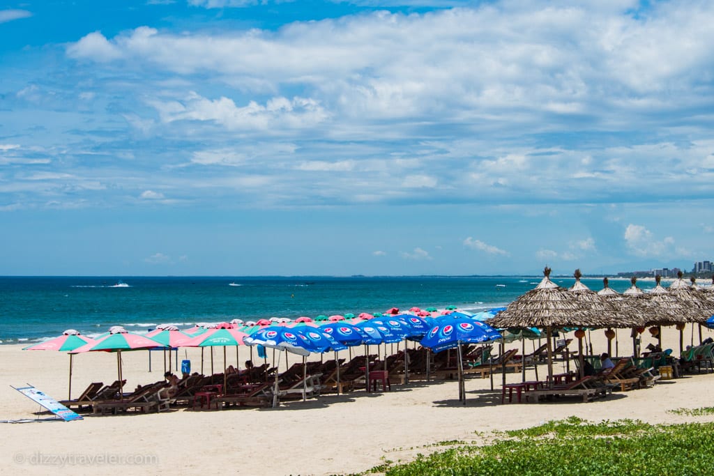 Beautiful My Khe Beach in Da Nang, Vietnam