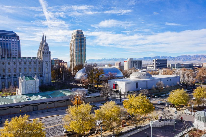 A view of Temple Square, SLC, Utah