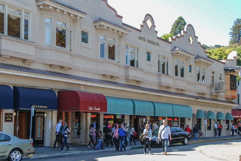 downtown Sausalito, California