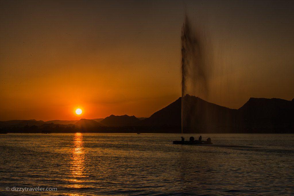 Lake Fateh Sagar, Udaipur, India