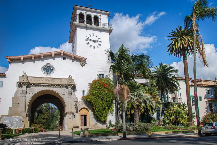 The iconic Santa Barbara County Courthouse