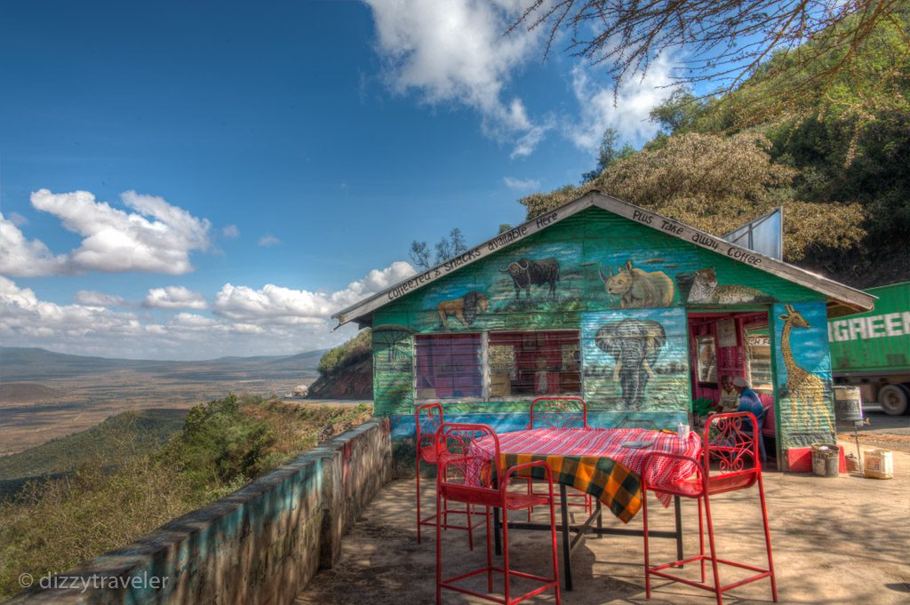 Roadside restaurant en route to Masai Mara
