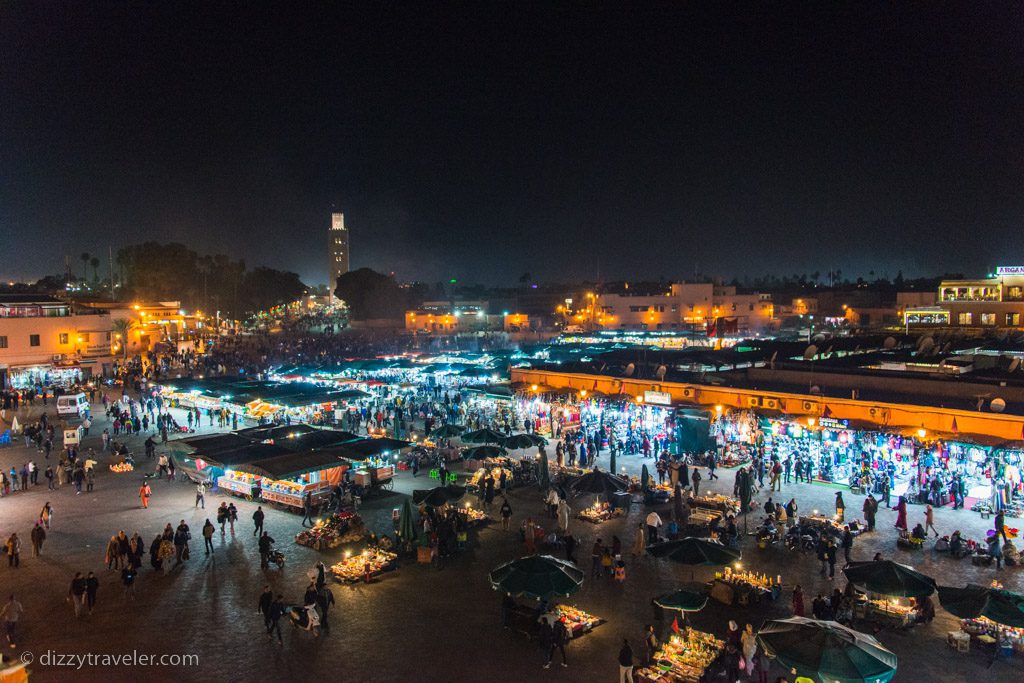 Jemaa El-Fna night market 