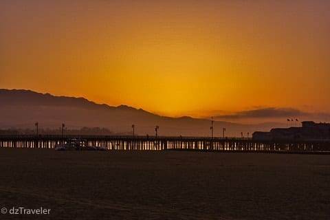 Sunset in Santa Barbara