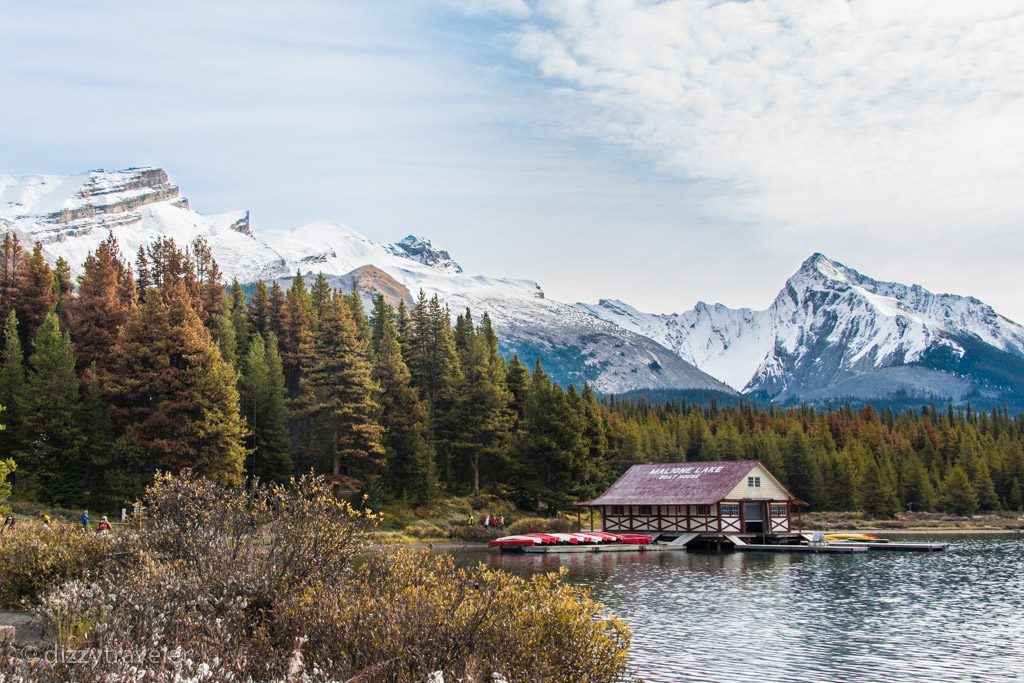 Maligne Lake in Jasper National Park