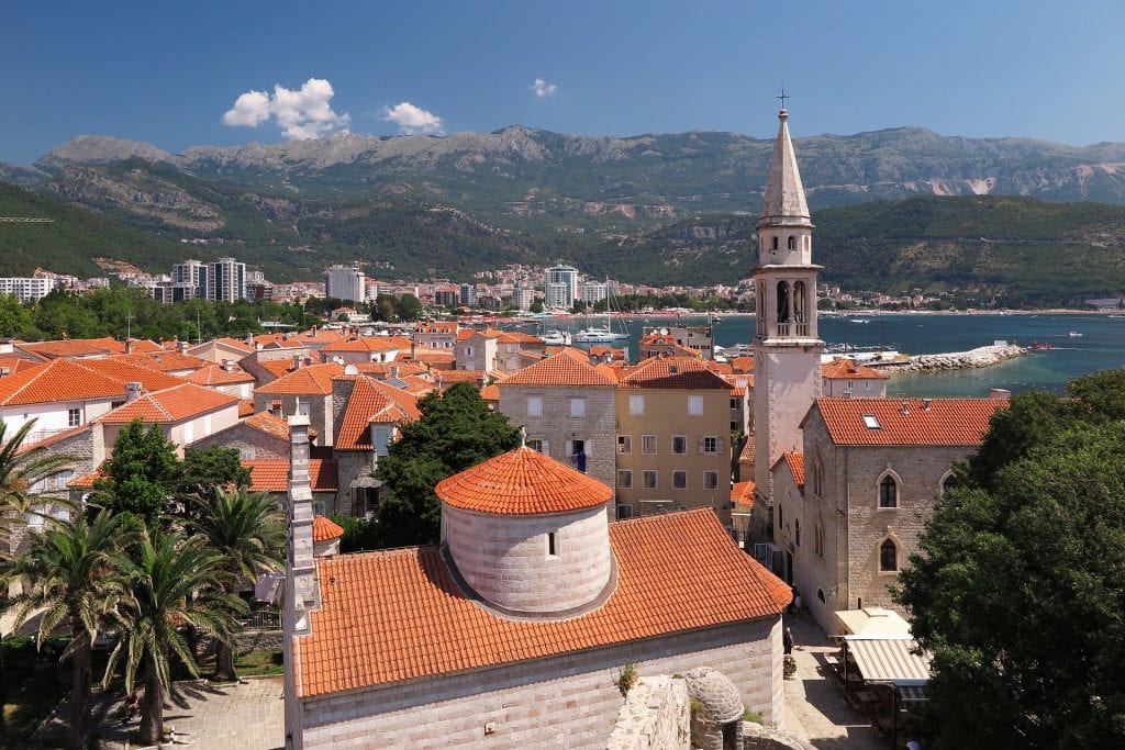 Budva Old Town in Montenegro