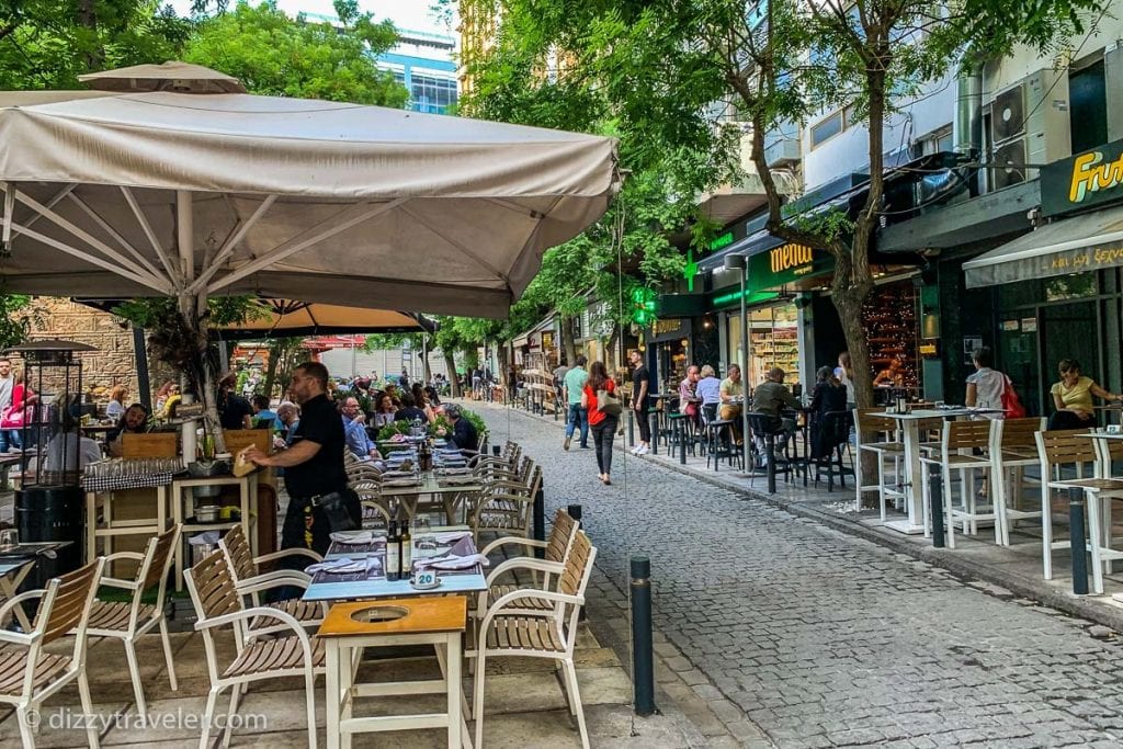 Street view of Thessaloniki