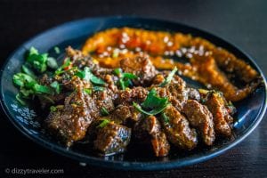 Newari Food for lunch in Pokhara