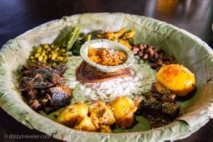 Newari food in Pokhara