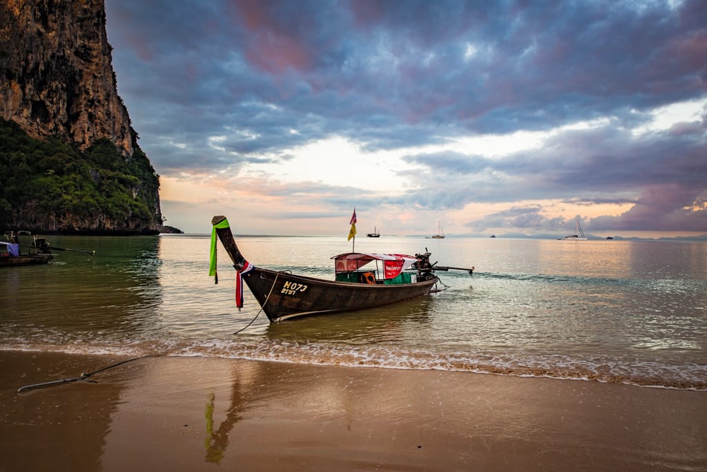 Early Morning Sunrise in Railay Beach