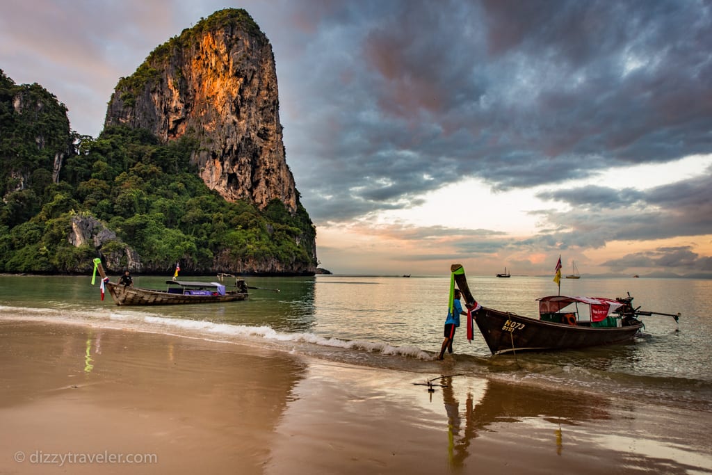 Early Morning Sunrise in Railay Beach