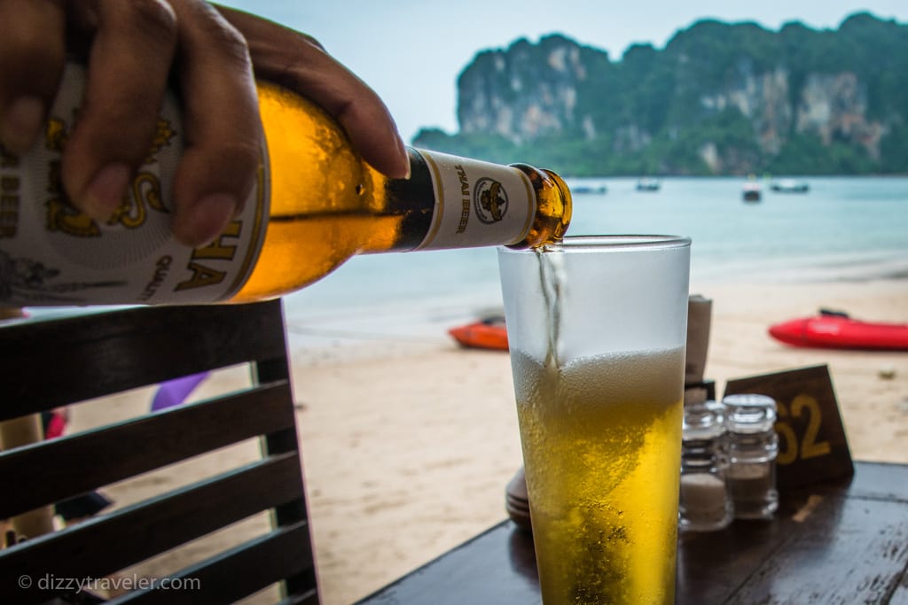 Singha Beer - Railay Bay, Krabi, Thailand