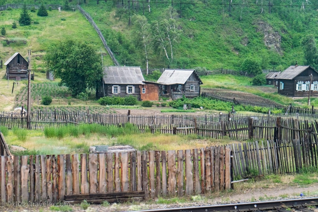 Small village in Siberian Region