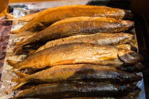 Try out smoked Omul fish