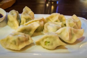 Trying out Local favorite Pelmeni.