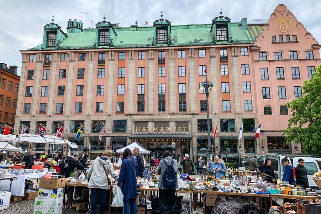 Open Air Flea Market at Hotorget