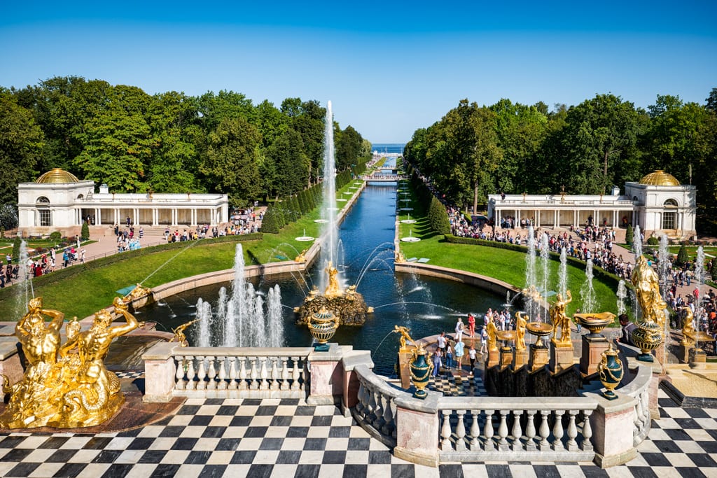 St. Petersburg Russia. Peterhof Palace