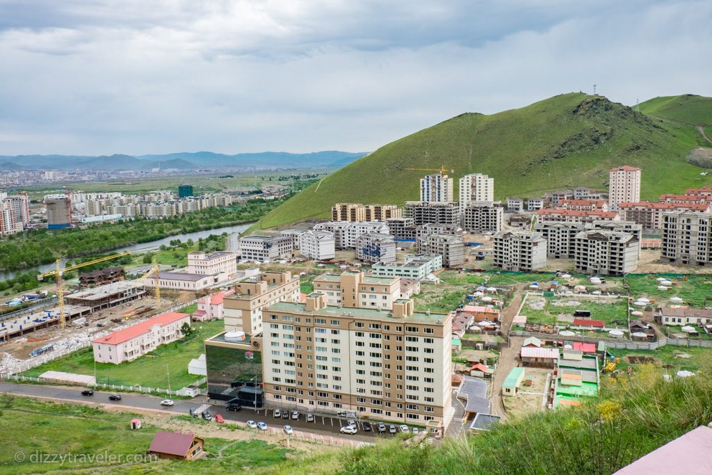 Zairean Hill in Ulaanbaatar