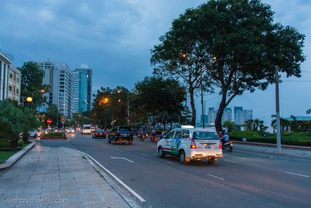 Late afternoon walk along the Saigon Riverfront