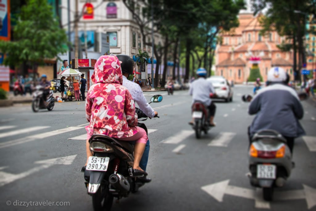 xe om in Ho chi minh city