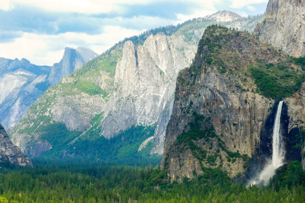 Bridalveil Falls in Yosemite National Park