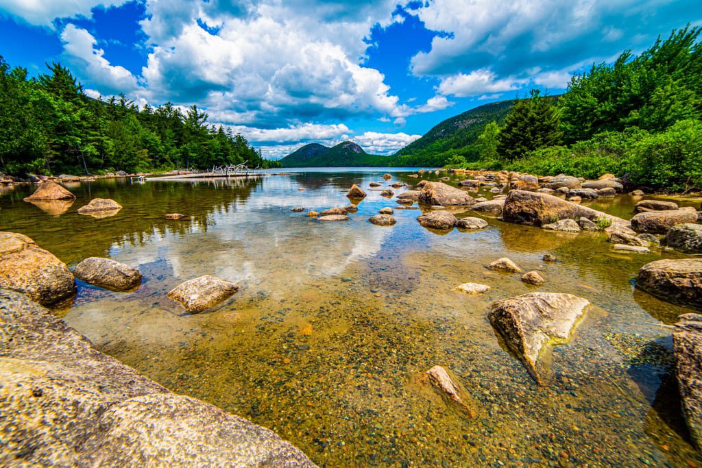 Jordon Pond in Acadia National Park