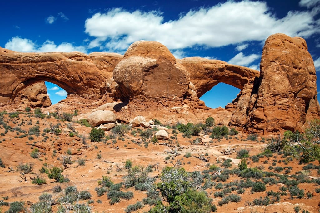 Arches National Park near Moab,USA