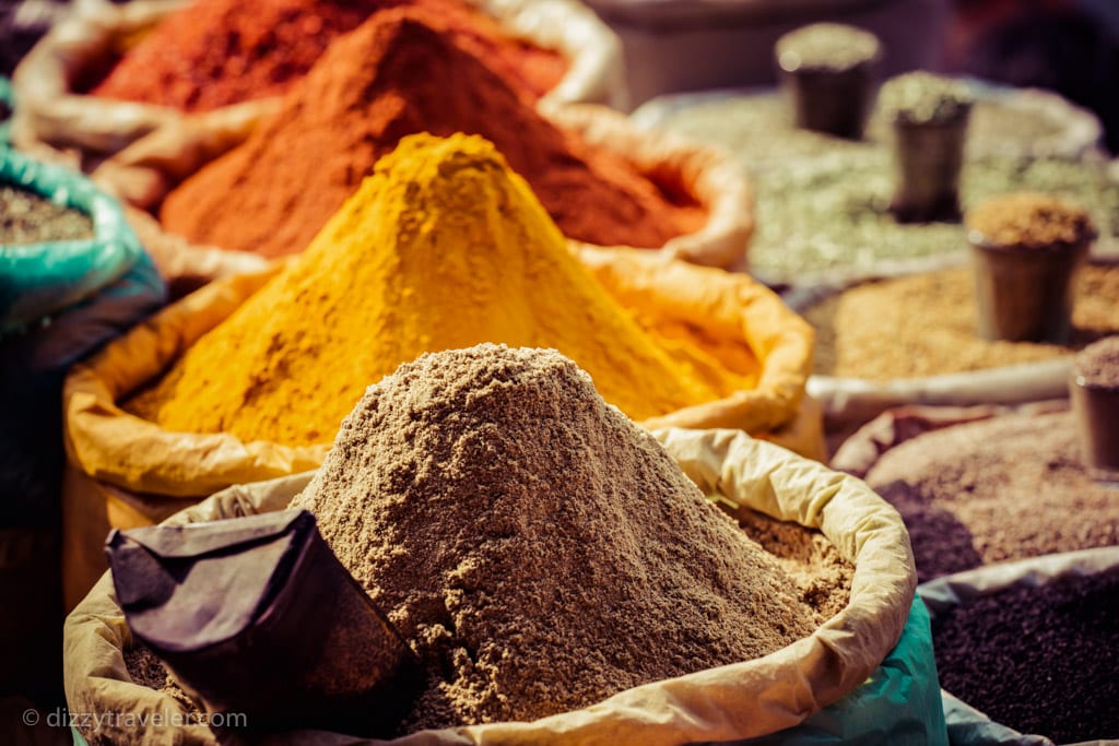 Colorful spices