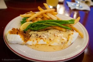 Halibut Filet at the Chart Room