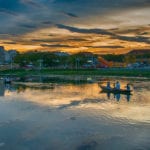 Renting a boat is something everyone does in Hoi An