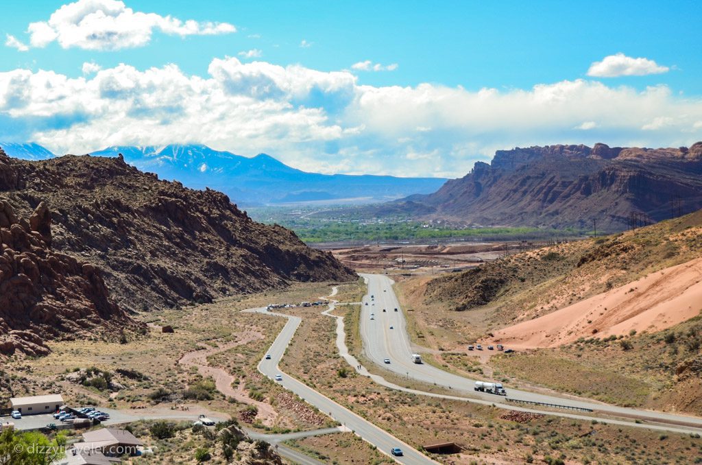 Highway to Aspen from Moab, UT