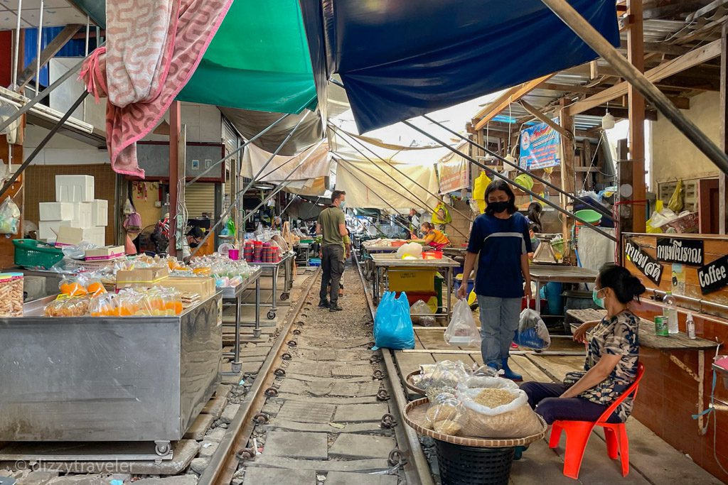 Maeklong Railway Market