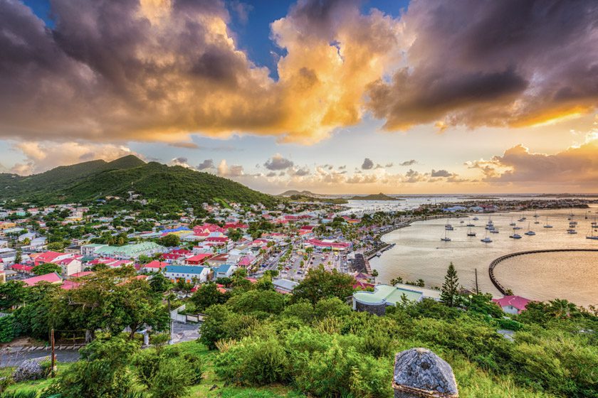 Marigot St. Martin Skyline