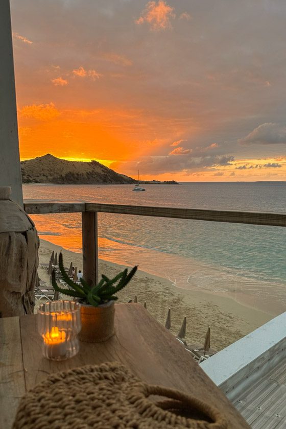 Sunset in Saint Martin