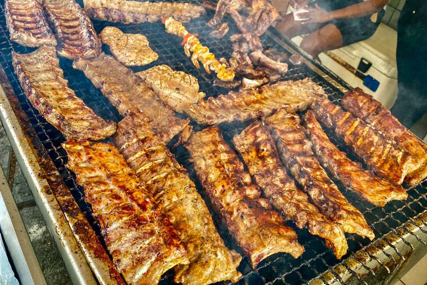 St. Maarten BBQ scene 